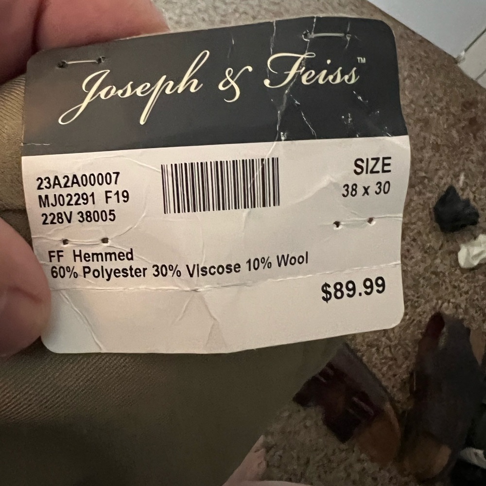 mens new with tags dress pants. size 38x30